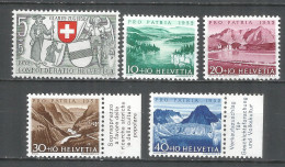 Switzerland 1952 Mint Stamps MNH(**)  Mi.# 570-574 - Ungebraucht