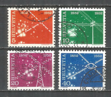 Switzerland 1952 Year , Used Stamps Mi # 566-69 - Usados