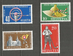 Switzerland 1955 Mint Stamps MNH(**)  - Unused Stamps