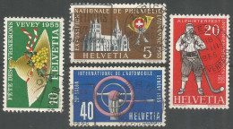 Switzerland 1955 Year , Used Stamps Mi # 607-10 - Gebruikt