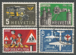 Switzerland 1956 Year , Used Stamps Mi # 623-26 - Gebraucht