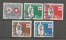 Switzerland 1957 Year , Used Stamps Mi # 641-45 - Usados
