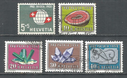 Switzerland 1959 Year , Used Stamps Mi # 674-78 - Oblitérés