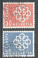 Switzerland 1959 Year , Used Stamps Mi # 679-80 Europa Cept - Used Stamps