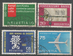 Switzerland 1960 Year , Used Stamps Mi # 692-95 - Used Stamps