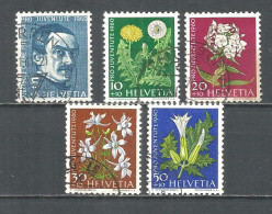 Switzerland 1960 Year , Used Stamps Mi # 722-26 - Gebruikt