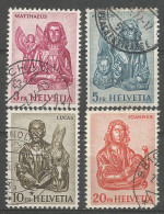 Switzerland 1961 Year , Used Stamps Mi # 738-41 - Oblitérés