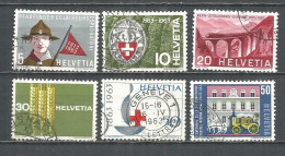 Switzerland 1963 Year , Used Stamps Mi # 768-73 - Gebruikt