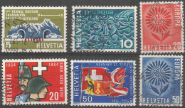 Switzerland 1964 Year , Used Stamps Mi # 791-94 - Gebruikt