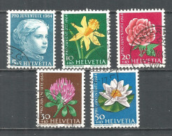 Switzerland 1964 Year , Used Stamps Mi # 803-07 - Gebruikt