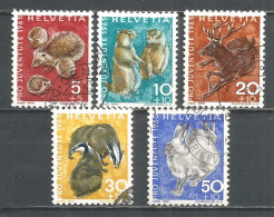 Switzerland 1965 Year , Used Stamps Mi # 826-30 - Gebraucht