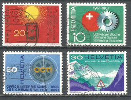 Switzerland 1967 Year , Used Stamps Mi # 858-61 - Used Stamps