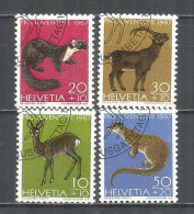 Switzerland 1967 Year , Used Stamps Mi # 866-69 - Gebraucht