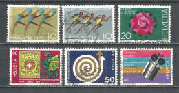 Switzerland 1971 Year , Used Stamps Mi # 940-45 - Oblitérés