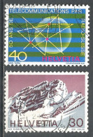 Switzerland 1971 Year , Used Stamps Mi # 953-54 - Oblitérés