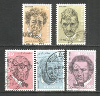 Switzerland 1972 Year , Used Stamps Mi # 979-83 - Oblitérés