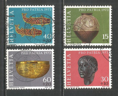 Switzerland 1973 Year , Used Stamps Mi # 996-99 - Oblitérés