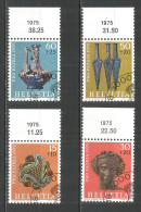 Switzerland 1975 Year , Used Stamps Mi # 1053-56 - Usados