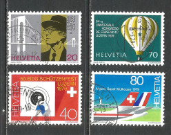 Switzerland 1979 Year , Used Stamps Mi 1150-53 - Oblitérés