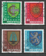 Switzerland 1980 Year , Used Stamps Mi 1187-90 - Gebraucht