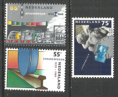 NETHERLANDS 1989 Year , Mint Stamps MNH (**) Trains - Nuovi