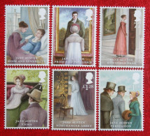 Jane Austen (Mi 3407-3412) 2013 POSTFRIS MNH ** ENGLAND GRANDE-BRETAGNE GB GREAT BRITAIN - Unused Stamps