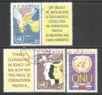 Romania 1961 Used Stamps Set - Gebruikt