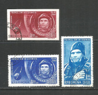 Romania 1961 Used Stamps Set Space - Gebruikt