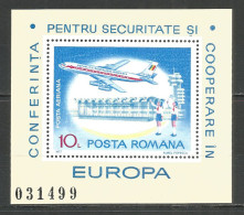 Romania 1977 Mint Block MNH(**) Avio - Blocks & Sheetlets
