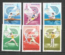 Romania 1980 Mint Stamps MNH(**)  Sport  - Nuovi