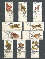 Romania 1993 Used Stamps Set  Animals - Oblitérés