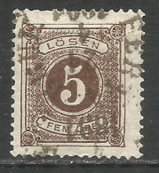 Sweden 1877 Used Stamp PERF.13 - Gebraucht