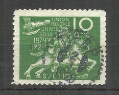 Sweden 1924 Used Stamp  Wz.2x - Gebraucht