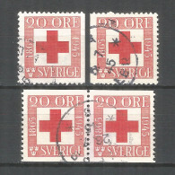 Sweden 1945 Used Stamps  Mi. 311 Red Cross - Gebraucht