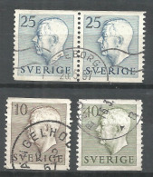 Sweden 1954 Year Used Stamps  - Usados