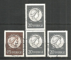 Sweden 1954 Year Used Stamps  - Used Stamps