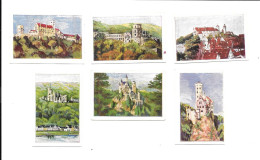 DM19 - IMAGES CIGARETTES GARBATY - STOLZENFELS - WARTBURG - HEIDELBERG - NEUSCHWANSTEIN - NURNBURG - LICHTENSTEIN - Otras Marcas