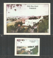 UdSSR Russia 2 Old Export Matchbox Labels Tunisia  - Boites D'allumettes - Etiquettes