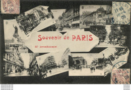 PARIS IIIe SOUVENIR 1906 - Arrondissement: 03