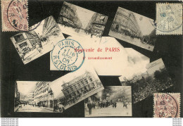 PARIS IIe ARRONDISSEMENT  SOUVENIR DE PARIS 1906 - Distretto: 02