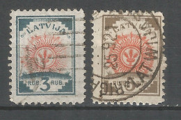 Latvia 1919 Used Stamps  Set - Lettonia