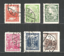 Latvia 1934 Used Stamps  Set - Lettonia