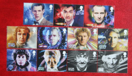 50 Years Of Doctor Who (Mi 3413-3423) 2013 POSTFRIS MNH ** ENGLAND GRANDE-BRETAGNE GB GREAT BRITAIN - Unused Stamps