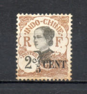 INDOCHINE  N° 73   NEUF SANS GOMME   COTE 1.50€      ANNAMITE SURCHARGE   VOIR DESCRIPTION - Unused Stamps