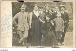 CARTE PHOTO  GROUPE DE PERSONNES - To Identify