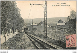 LAON MONTEE DU FUNICULAIRE - Laon