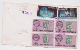 Nicaragua Lettre Timbre Danse Ballet Hawaiian Postage Stamp X6 Air Mail Cover Sello Correo Aereo To Los Angeles 1978 - Nicaragua