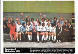 GF2230 - PHOTO POLY - WORLD CUP 74 - MAIER MULLER GRABOWSKI BREITNER CULLMAN HOENESS HEYNKES BONHOF - Autres & Non Classés