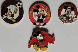 PINS PIN DISNEY MICKEY MOUSE COLLECTION 4 PINS BD CINEMA EGF - Levensmiddelen