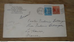 Enveloppe USA Pour La France 1953, Perfin Stamps  ............PHI......... ENV-ET42 - Storia Postale